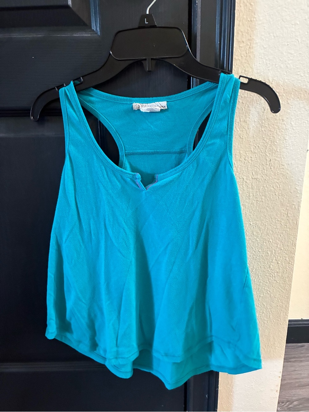Derek Heart Teal Racerback Tank Top